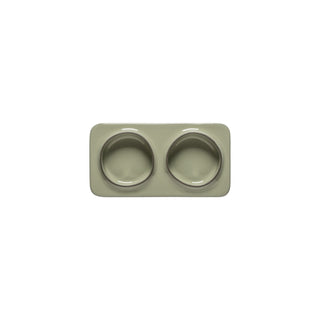 2-Section tray, rectangular, 19 cm