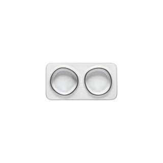 2-Section tray, rectangular, 19 cm