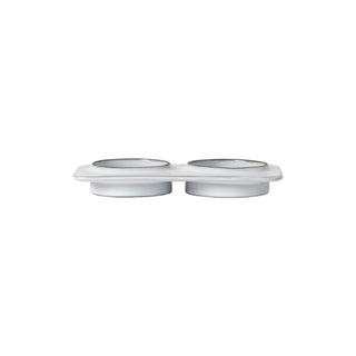 2-Section tray, rectangular, 19 cm