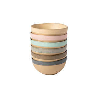 Set of 6 latte bowls, 16 cm
