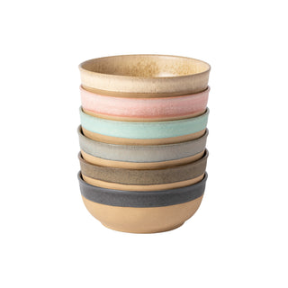 Set of 6 poke bowls, 19 cm