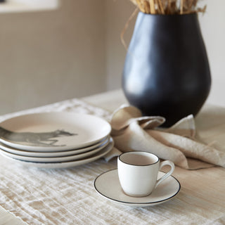 Coffee cup and saucer, 80 ml